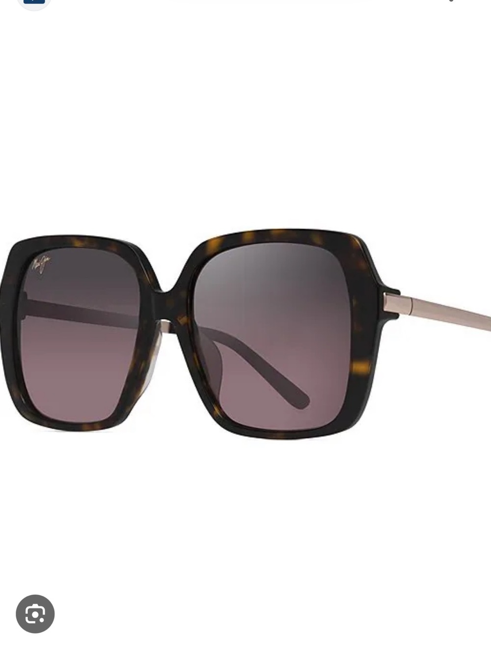 Maui Jim Poolside Women's Tortoiseshell Frame Sunglasses with Brown Lenses